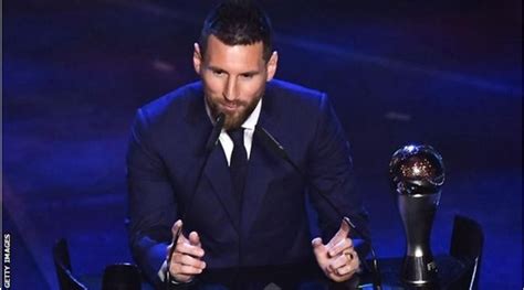 Best Fifa Football Awards 2019 Lionel Messi Wins Best Mens Player Of