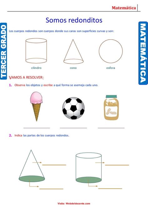 Cuerpos Geométricos para Tercer Grado de Primaria doc