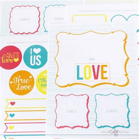 Diy T I Love Us Printable Book The Dating Divas