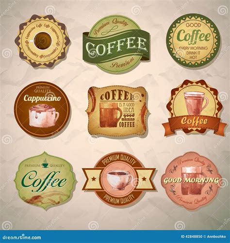 Vintage Coffee Labels Printable