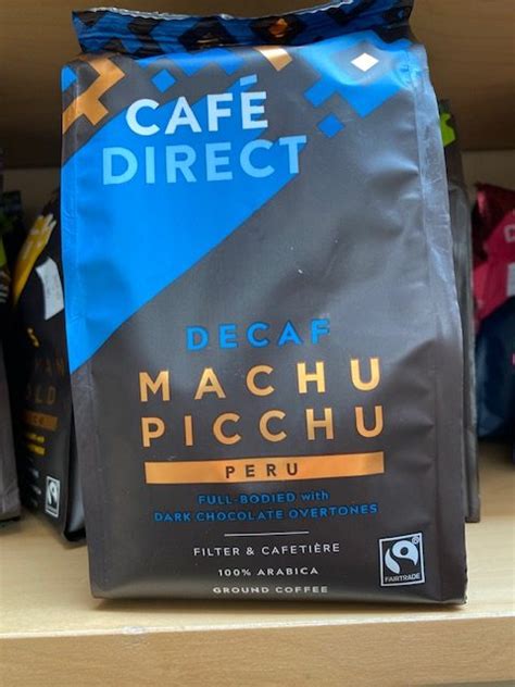 Cafédirect Machu Picchu grnd decaf coffee 200g 51006 Emmanuel Church