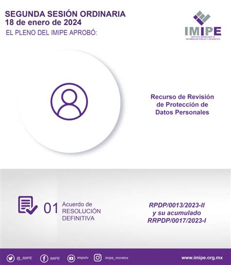 Sesión de Pleno No 2 del 18 de enero de 2024 IMIPE