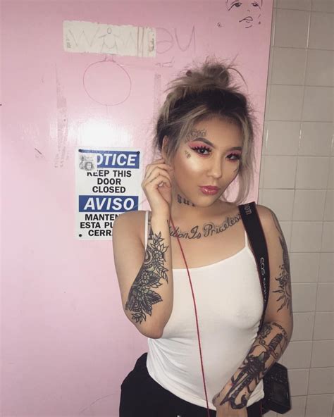 Asiangirljpeg Girl Tattoos Face Tattoos Collar Bone Tattoo