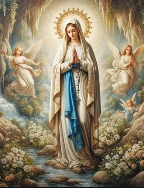 Pin By Anna On Immagini Mother Mary Images Mother Mary Wallpaper Mother Mary Pictures