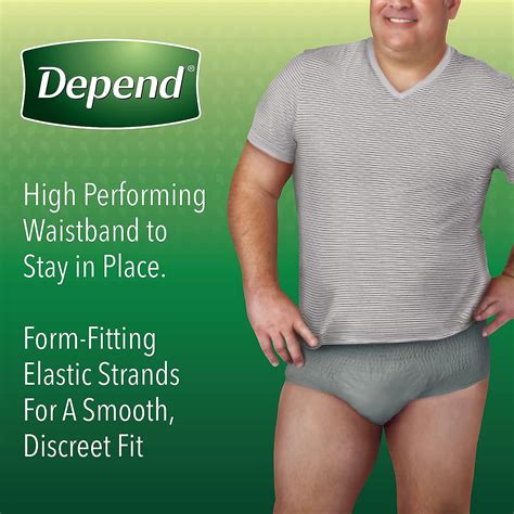 Buy Depend Fit Flex Adult Incontinence Underwear For Men Disposable