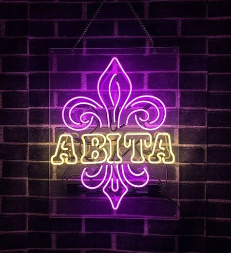 Queen Sense Abita Beer Neon Sign Acrylic Man Cave Handmade Neon