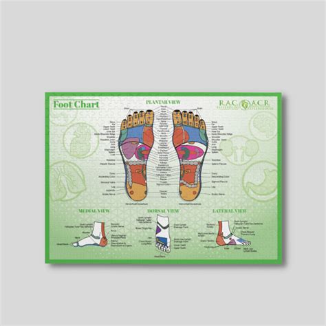 Rac Reflexology Chart Puzzles Reflexology Store