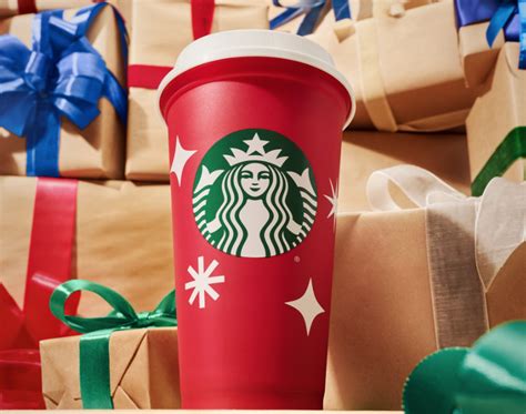 Starbucks FREE Reusable Cup W Holiday Drink Purchase Today Only