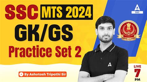 SSC MTS 2024 SSC MTS GK GS By Ashutosh Sir SSC MTS GK GS Practice