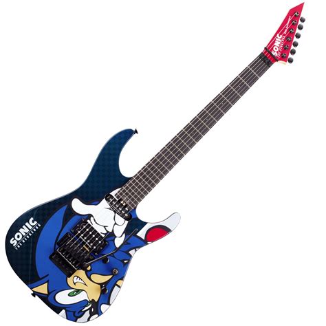 ESP SN-25TH SONIC THE HEDGEHOG GUITAR-II 25th Anniversary Electric ...