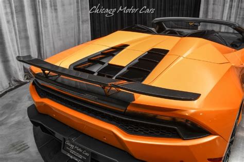 Used 2017 Lamborghini Huracan LP610 4 Spyder VF SUPERCHARGED Arancio