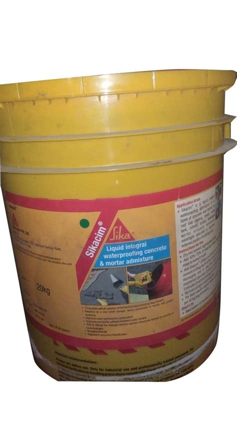 Sikacim Kg Waterproofing Admixture At Best Price In Kolkata