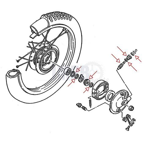 Kilometer Wormset Yamaha DT50 80MX JMPB Parts