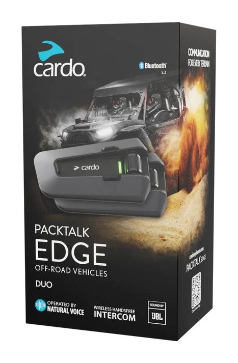 Cardo PackTalk Edge ORV Edition Headset Duo Pack Cycle Gear