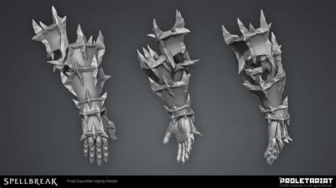 Shawn Witt Spellbreak Frost Gauntlet Concepts And Model