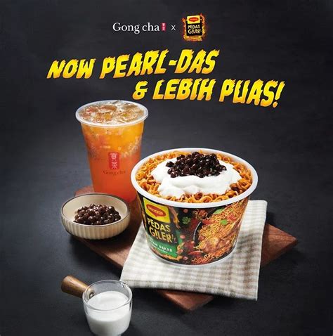 Gong Cha Malaysia Brings Milk Tea And Pearls To Maggi Pedas Giler