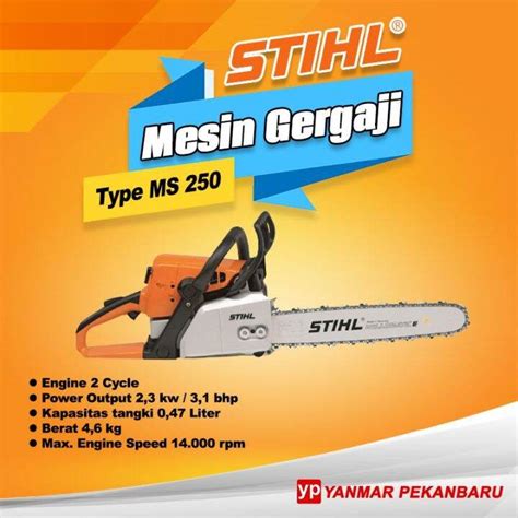 Mesin Gergaji Potong Kayu Tebang Pohon Inch Chainsaw Stihl Ms