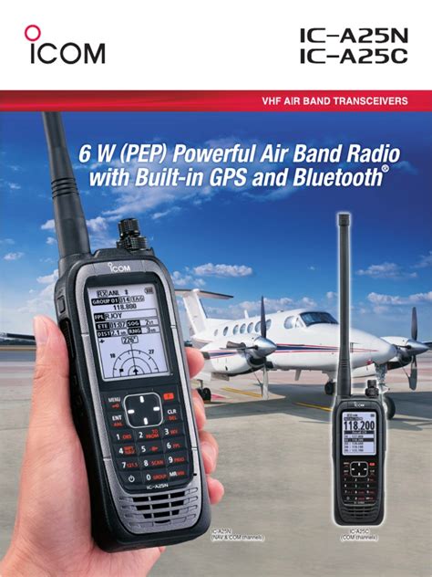 Vhf Air Band Transceivers Specifications Options Pdf