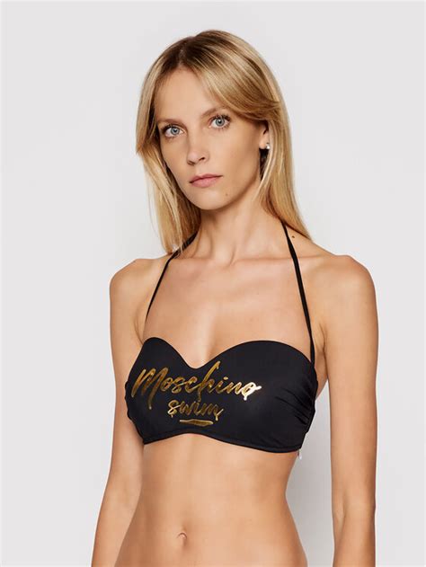 Moschino Underwear Swim Bikini Oberteil Schwarz Modivo At