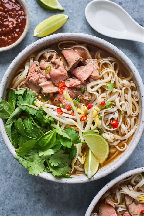 Beef Pho Noodle Soup Recipe Pho Bo • Olive And Mango Recipe Soup