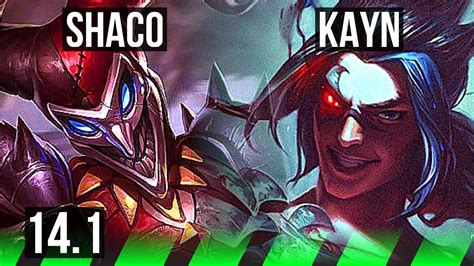 SHACO Vs KAYN JNG 1000 Games 9 2 6 Dominating BR Challenger