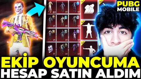 Ek P Oyuncuma Hesap Satin Aldim En Nad R Setler Pubg Mobile