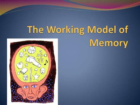 Ppt The Working Model Of Memory Powerpoint Presentation Free