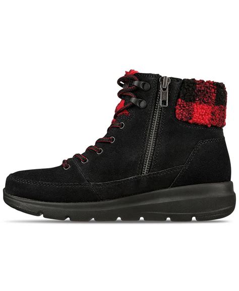 Skechers Womens On The Go Glacial Ultra Timber Winter Boots From