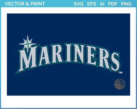 Seattle Mariners - Jersey Logo (2001) - Baseball Sports Vector SVG Logo ...