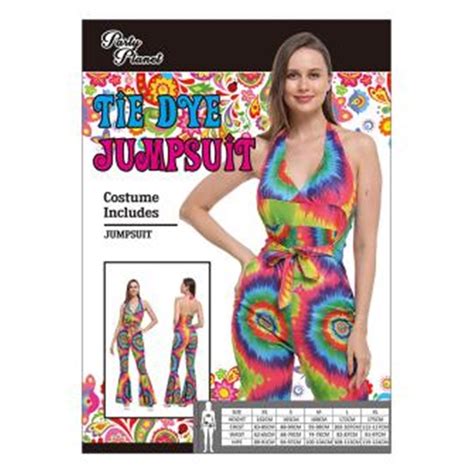 Adult Hippie Tie Dye Costume Everything Party