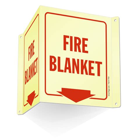 Fire Blanket Sign Best Prices Assured SKU S 4660 MySafetySign