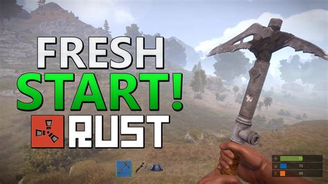 Rust Solo Survival Fresh Start 1 Rust Let S Play Youtube