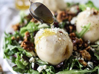 Chardonnay Poached Pear Salad | Poached pears, Pear salad recipes, Recipes