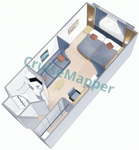 Radiance Of The Seas cabins and suites | CruiseMapper