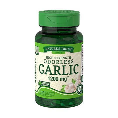 GARLIC ODORLESS 1200MG 120 SOFTGELS