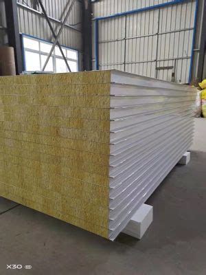 Roof Wall Fireproof Insulated EPS Rock Glass Wool PU Polyurethane PIR