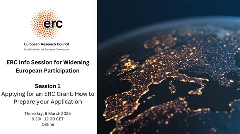 Webinar ERC Grants How To Prepare Your Application EURAXESS