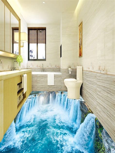 3D Bathroom Floor Decals – Flooring Site