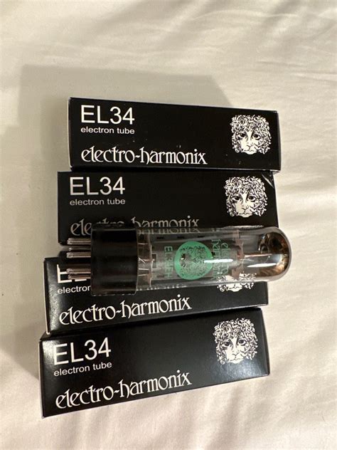 Sale EL34 Matched Tubes Electro Harmonix Matched Pair And Matched