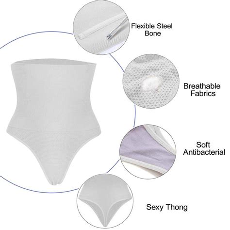 Sayfut Women Waist Cincher Girdle Tummy Slimmer Sexy Thong Panty S