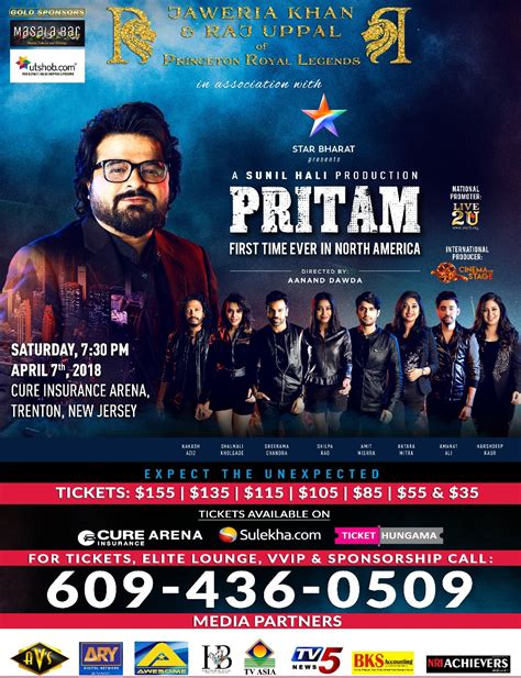 PRITAM LIVE IN MUSIC CONCERT in New Jersey | Eventcombo