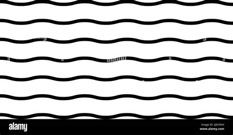 Wavy Waving Lines Zig Zag Stripes Stock Vector Illustration Clip