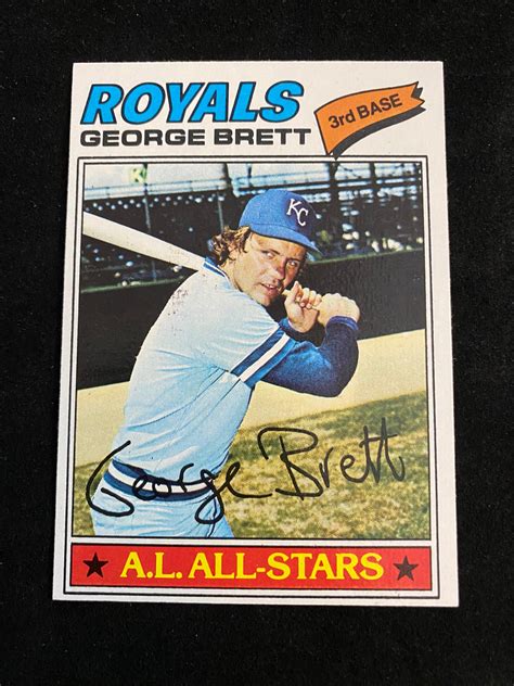 Lot Mint 1977 Topps George Brett 580 Baseball Card Kansas City