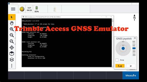 Trimble Access GNSS Emulator YouTube