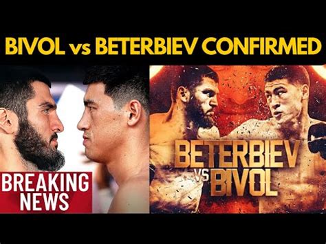 Artur Beterbiev Vs Dmitry Bivol TO TAKE PLACE ON JUNE 1 Fury Vs Usyk