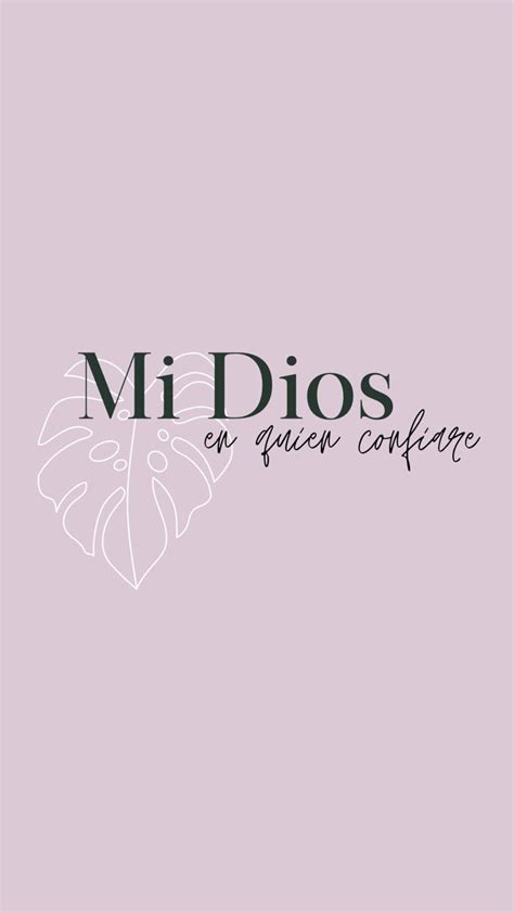 The Logo For Mi Dios En Quen Confecte Which Has Been Designed By