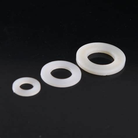 70pcs M3678 High Quality Nylon Washers Nylon Insulated Flat Washer Plastic Gasket Plastic