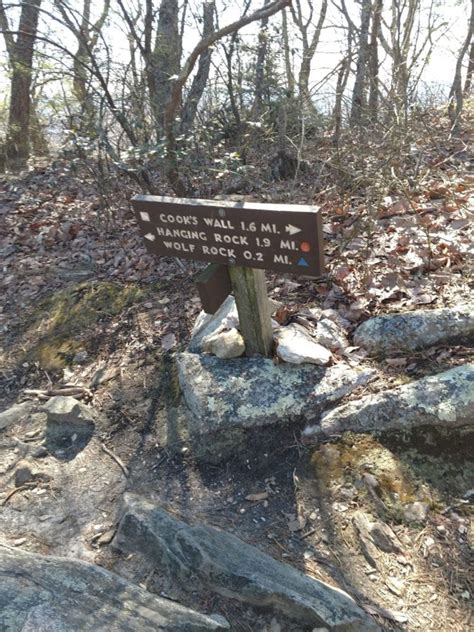 Wolf Rock Hanging Rock State Park Danbury North Carolina Usa