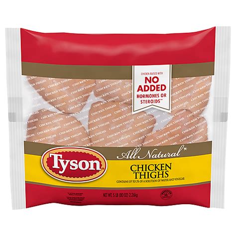 Tyson Tyson® All Natural Fresh Chicken Thighs 5 Lb 80 Oz Chicken Ingles Markets