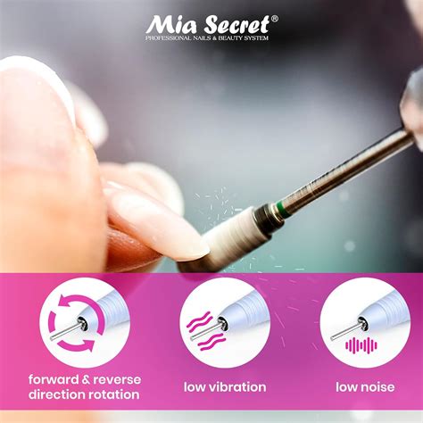 Mia Secret 290 Taladro de uñas recargable portátil profesional SALON